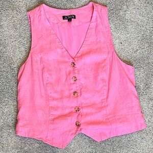 J.CREW Linen Vest